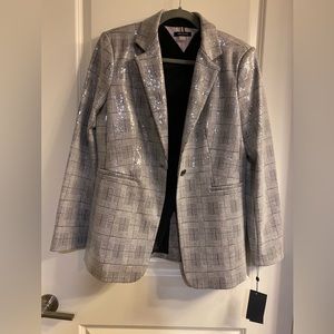 NWT, Tommy, sequin detail blazer in size 10.